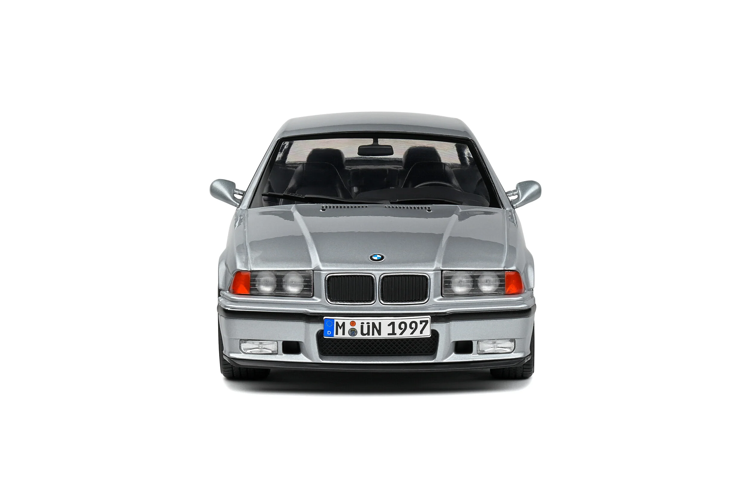 Solido 1990 BMW E36 M3 Coupe Silver 1:18 - Image 4