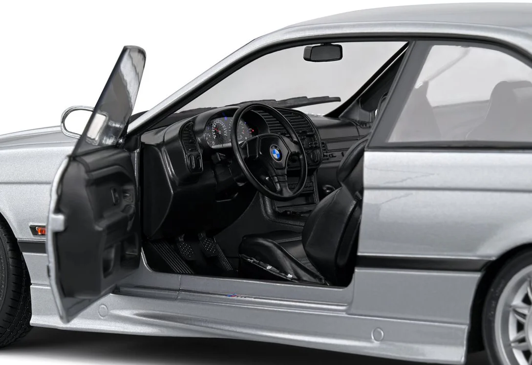 Solido 1990 BMW E36 M3 Coupe Silver 1:18 - Image 7
