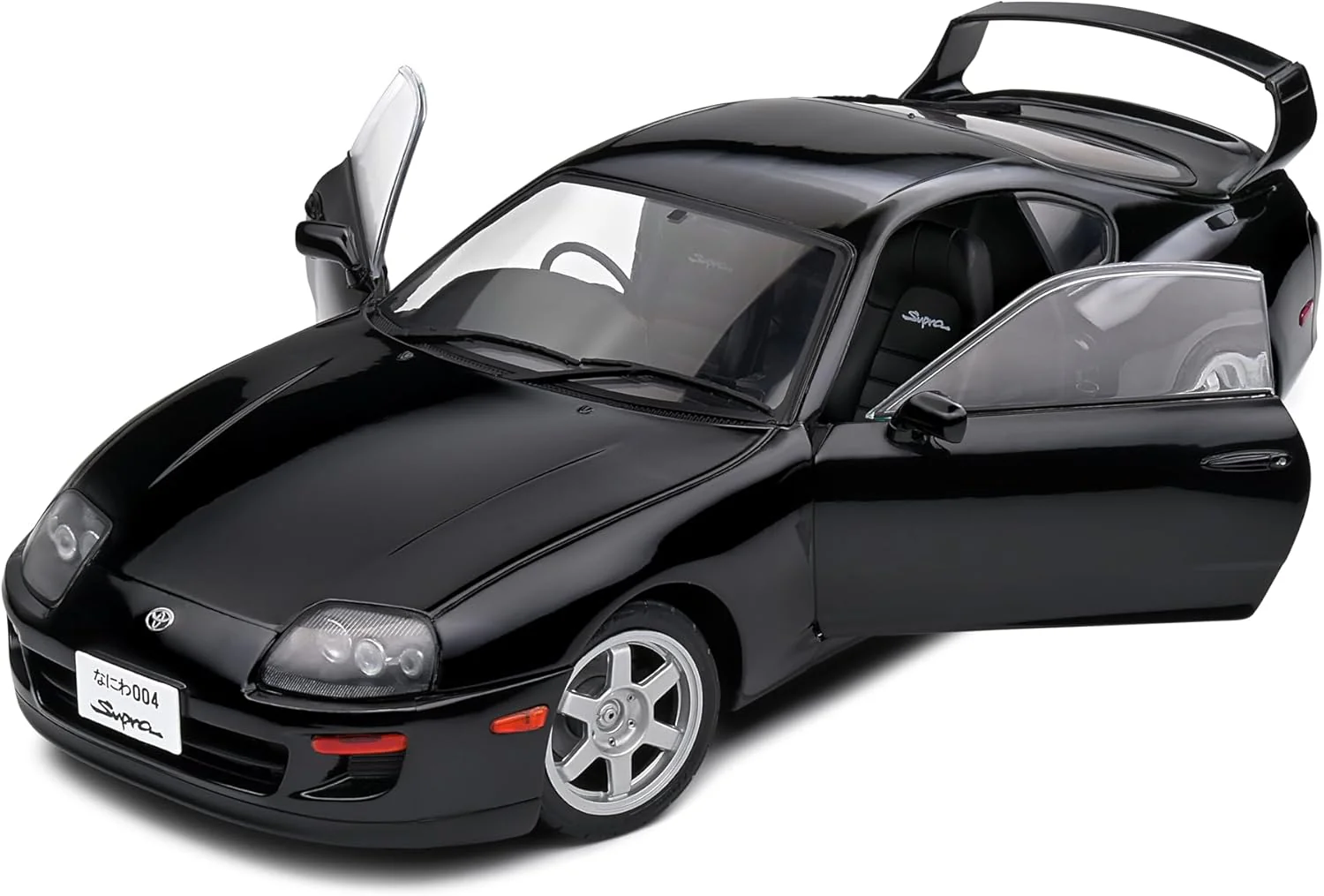 Solido 1993 Toyota Supra MK4 (A80) Black 1:18 - Image 6
