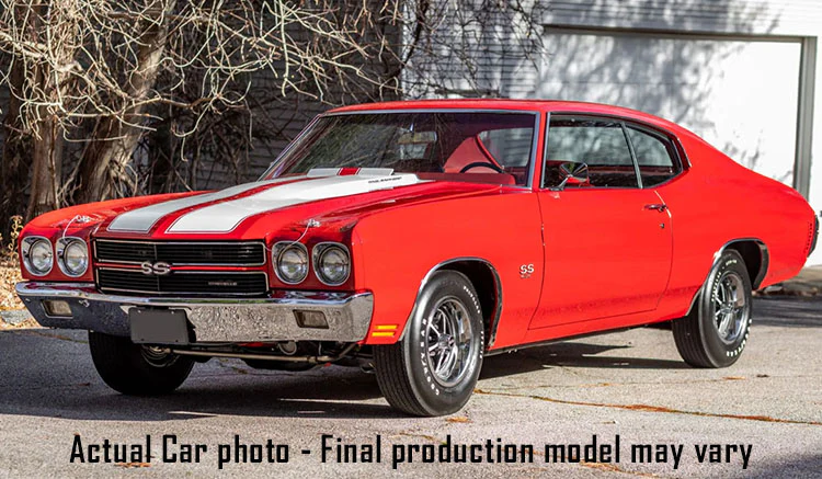 Acme 1970 Chevy Chevelle SS 454 LS6 Cranberry Red 1:18