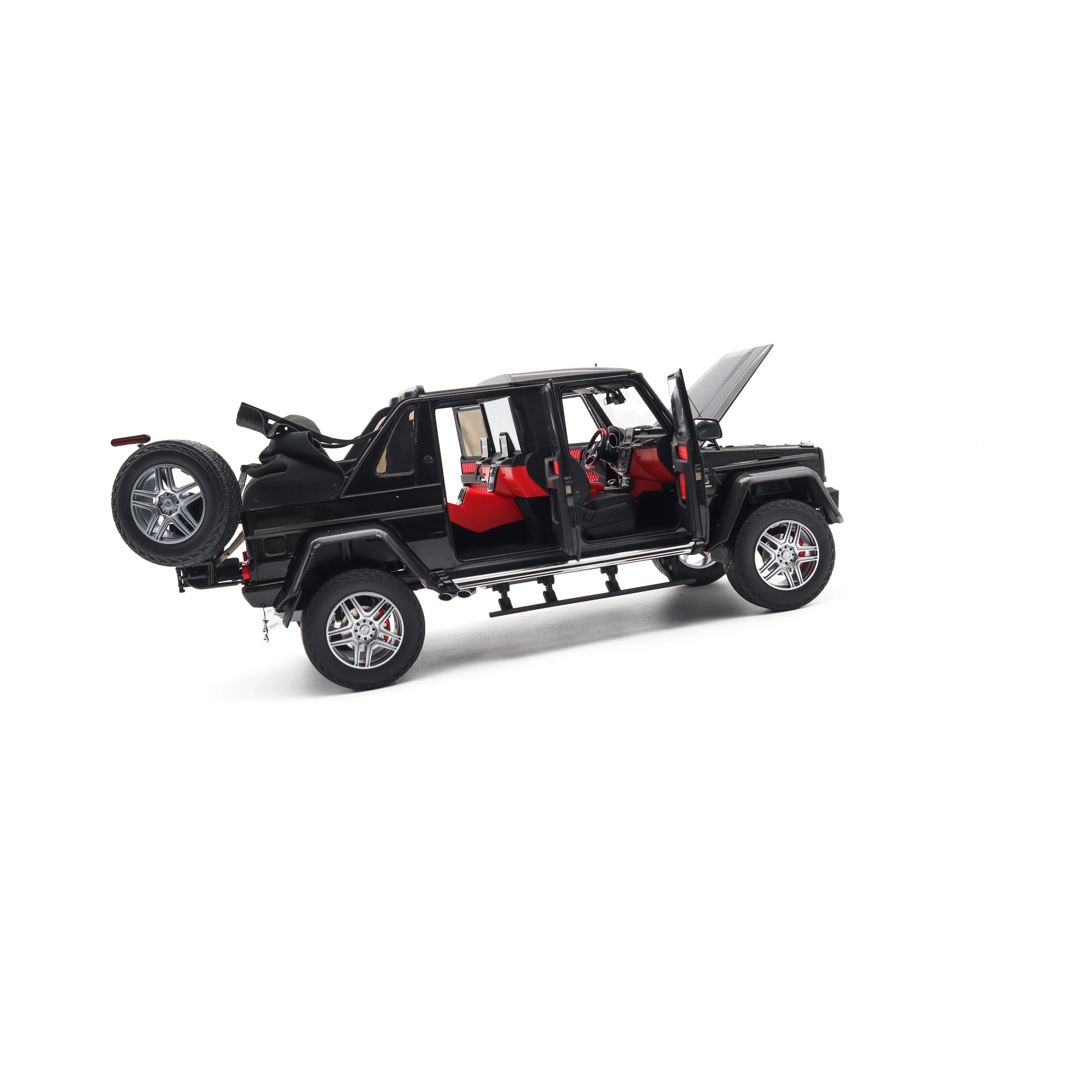 Almost Real 2017 Mercedes Benz Maybach G650 G Class Landaulet W463 Mocha Black Metallic 1:18 - Image 17
