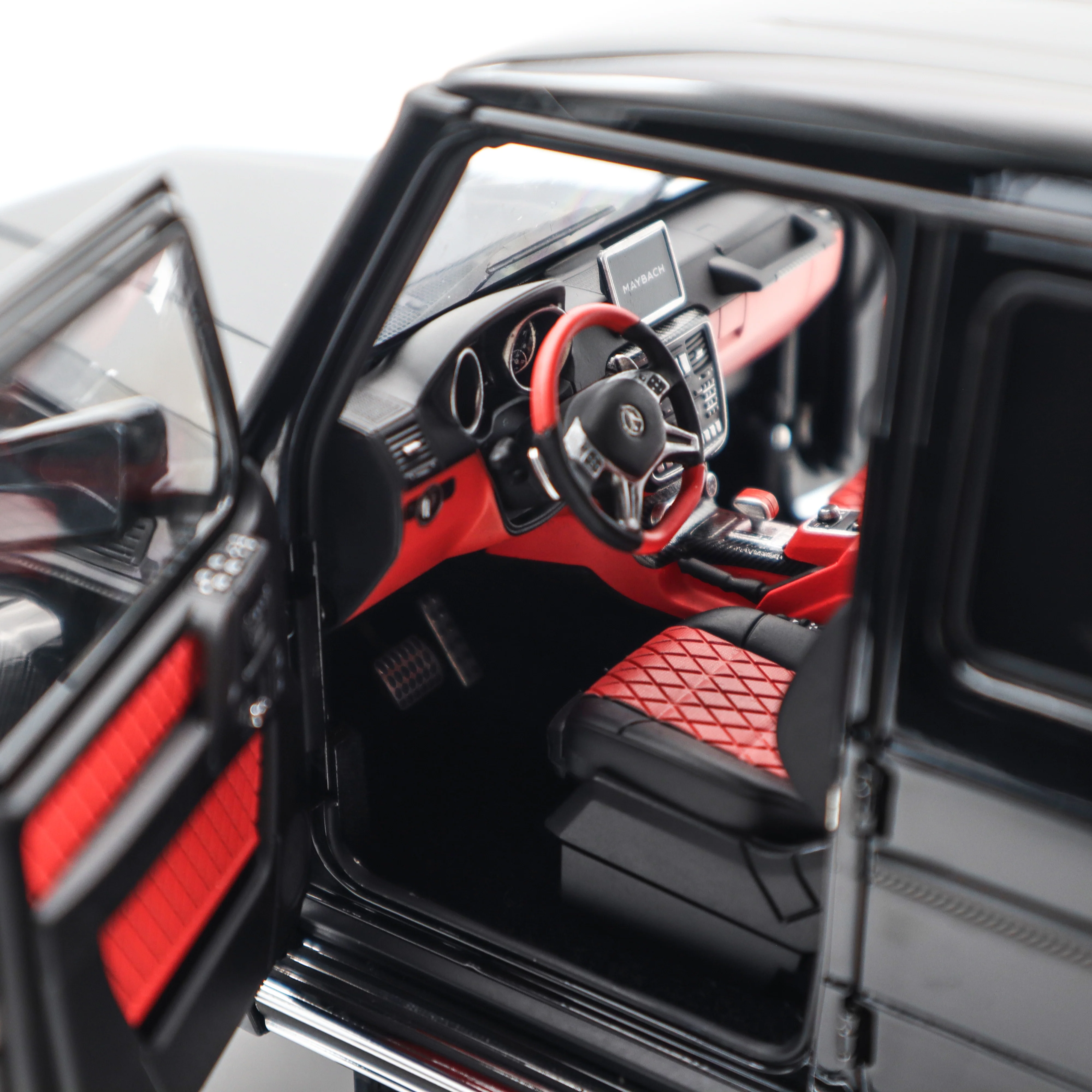 Almost Real 2017 Mercedes Benz Maybach G650 G Class Landaulet W463 Mocha Black Metallic 1:18 - Image 20