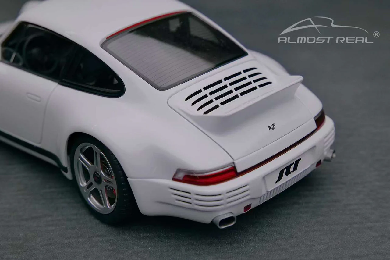 Almost-Real 2018 Porsche 911 RUF SCR Coupe White 1:18 - Image 7