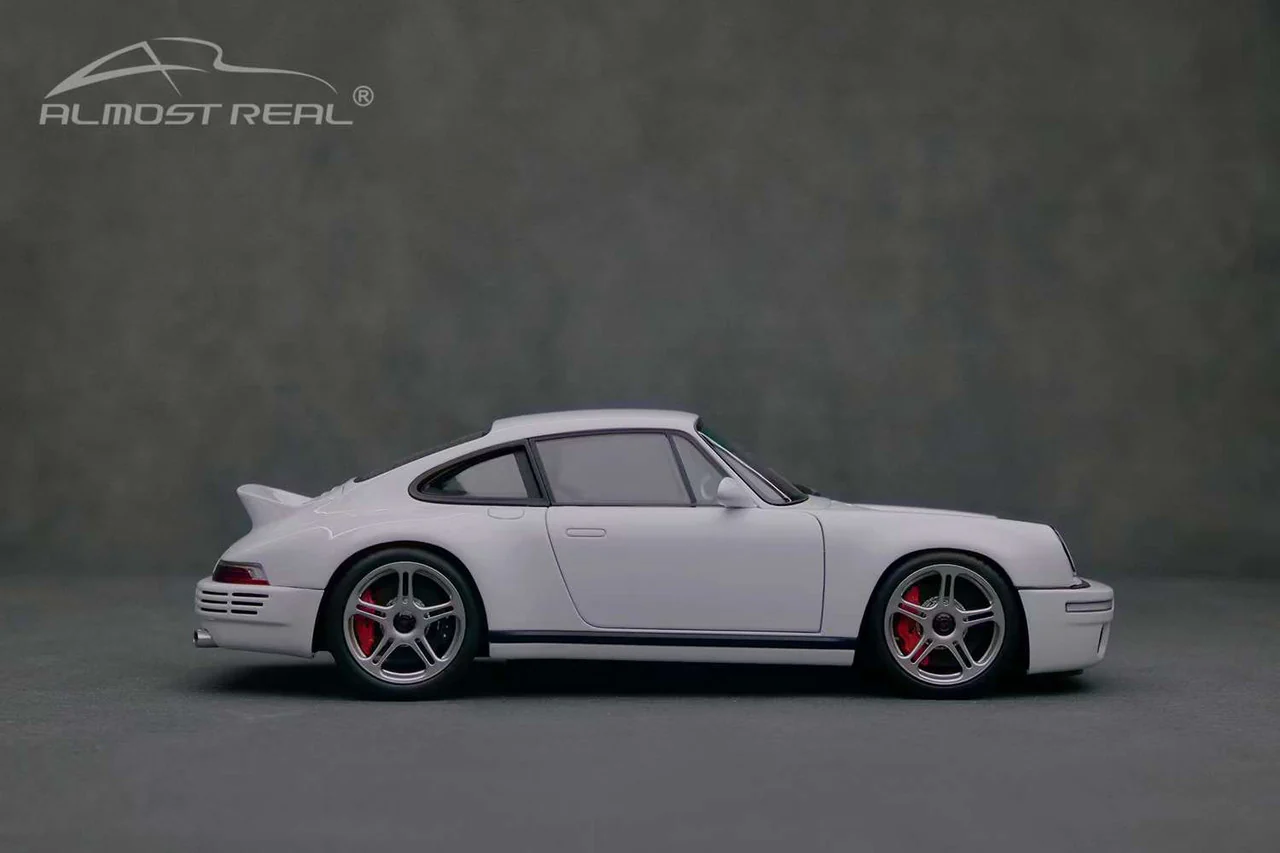 Almost-Real 2018 Porsche 911 RUF SCR Coupe White 1:18 - Image 9