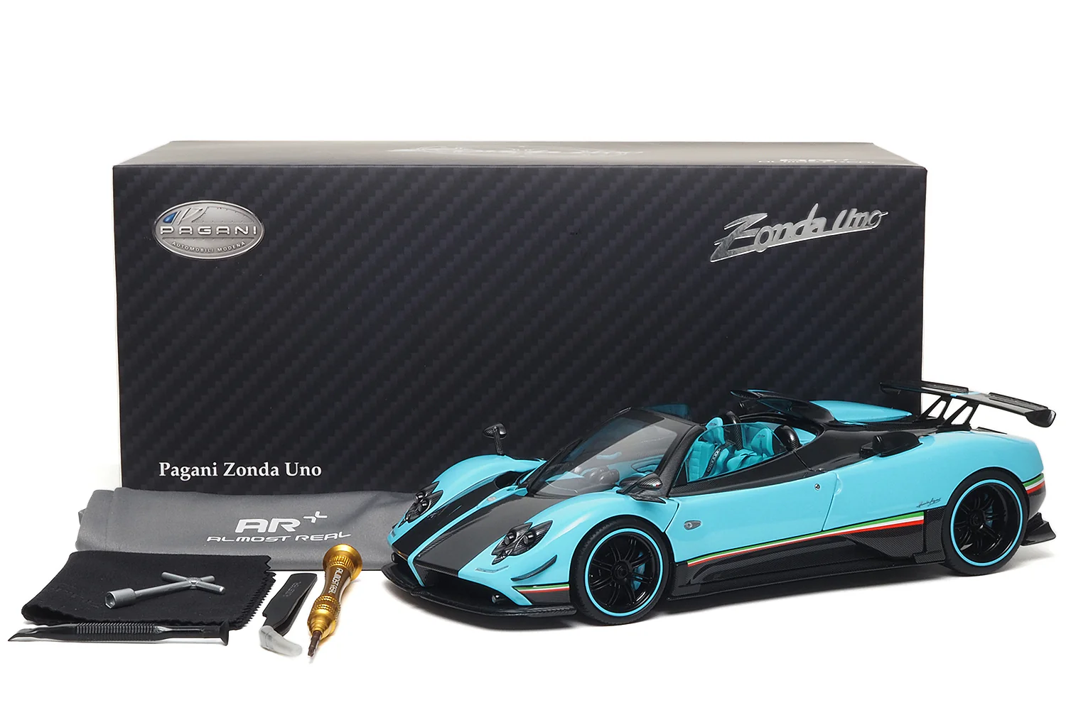 Almost-Real Pagani Zonda Uno Blue 1:18 - Image 11
