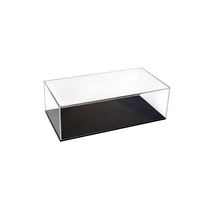 Atlantic Case Stuttgart Premium Deluxe Acrylic Display Case w/ Carbon Fiber Effect Base 1:18 - Image 5