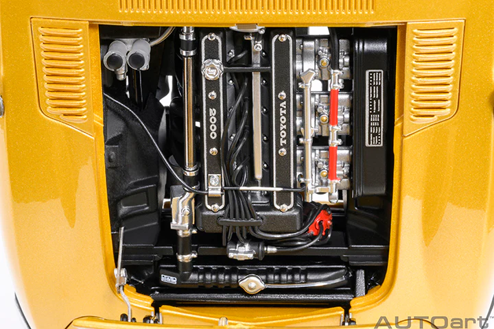AUTOart 1967 Toyota 2000GT (Upgraded Version) Gold 1:18 - Image 18