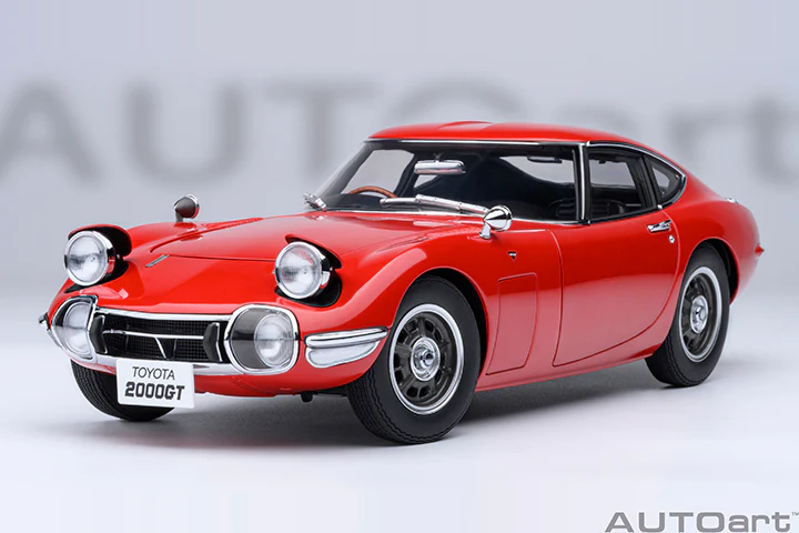 AUTOart 1967 Toyota 2000GT (Upgraded Version) Red 1:18 - Image 23