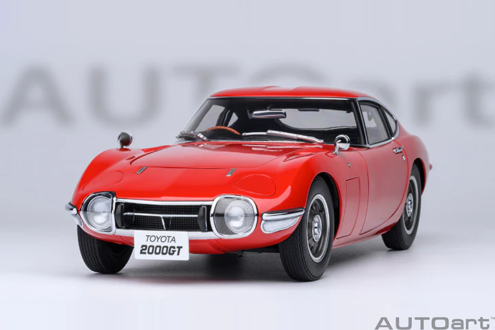 AUTOart 1967 Toyota 2000GT (Upgraded Version) Red 1:18 - Image 24