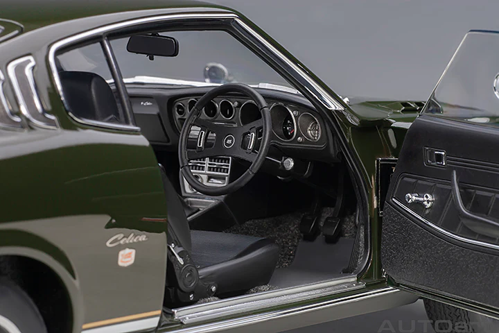 AUTOart 1973 Toyota Celica Liftback 2000GT (RA25) Moss Green 1:18 - Image 10