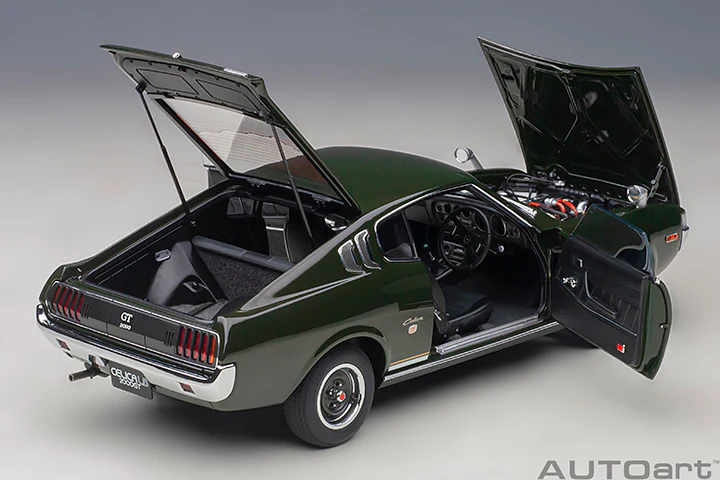 AUTOart 1973 Toyota Celica Liftback 2000GT (RA25) Moss Green 1:18 - Image 15