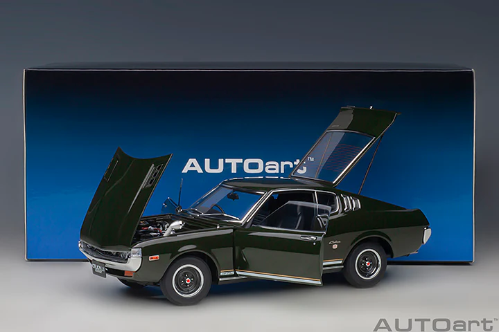 AUTOart 1973 Toyota Celica Liftback 2000GT (RA25) Moss Green 1:18 - Image 20