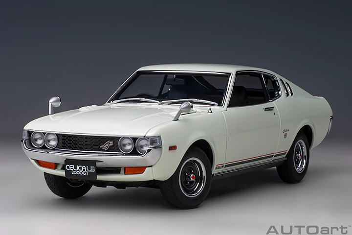 AUTOart 1973 Toyota Celica Liftback 2000GT (RA25) White 1:18 - Image 17