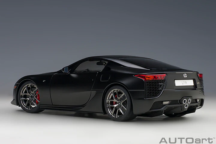 AUTOart 2012 Lexus LFA Matte Black 1:18 - Image 2