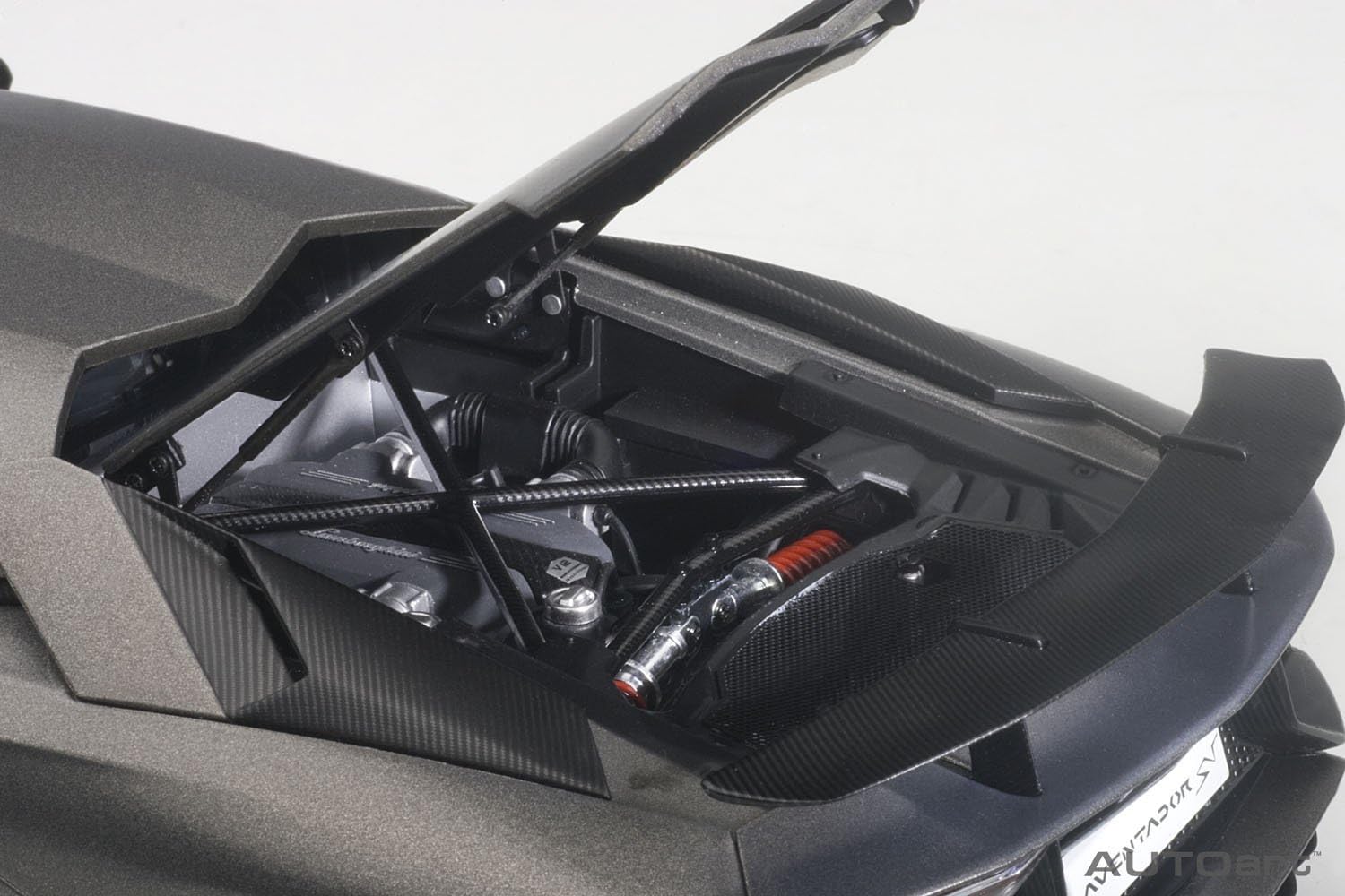 AUTOart 2015 Lamborghini Aventador LP750-4SV Titanium Matte Grey 1:18 - Image 11