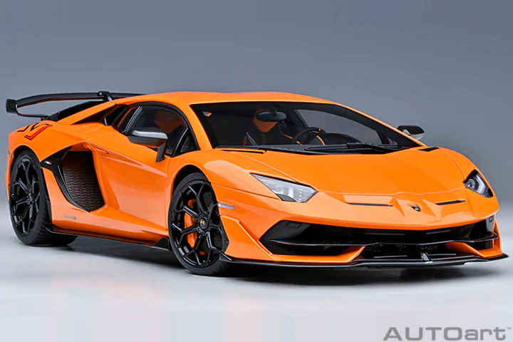 AUTOart 2016 Lamborghini Aventador SVJ Arancio Atlas (Pearl Orange) 1:18 - Image 16