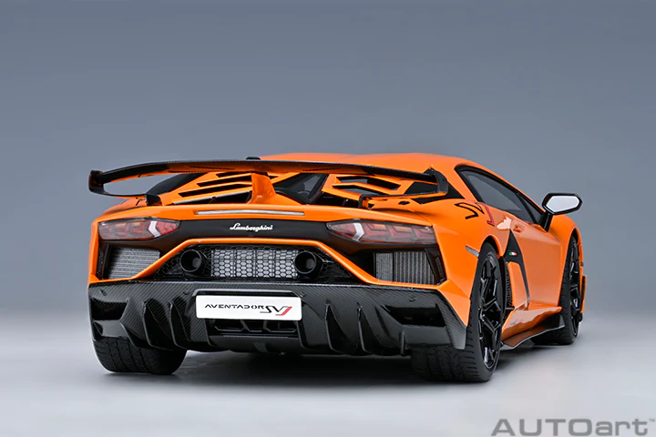 AUTOart 2016 Lamborghini Aventador SVJ Arancio Atlas (Pearl Orange) 1:18 - Image 19