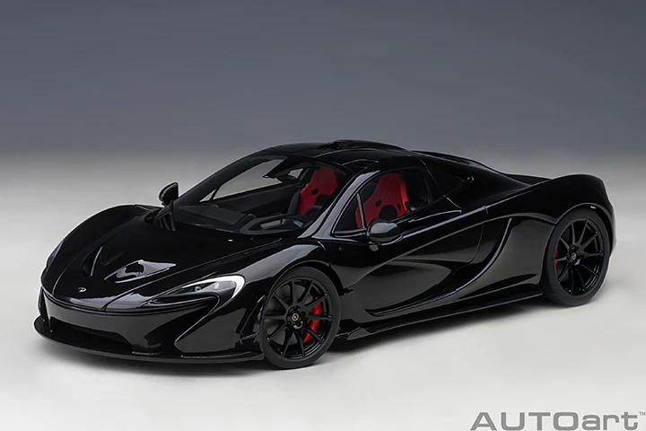 AUTOart 2013 Mclaren P1 Fire Black w/ Red Interior 1:18