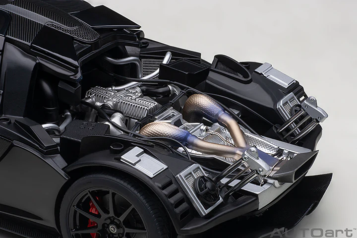 AUTOart 2013 Mclaren P1 Fire Black w/ Red Interior 1:18 - Image 12