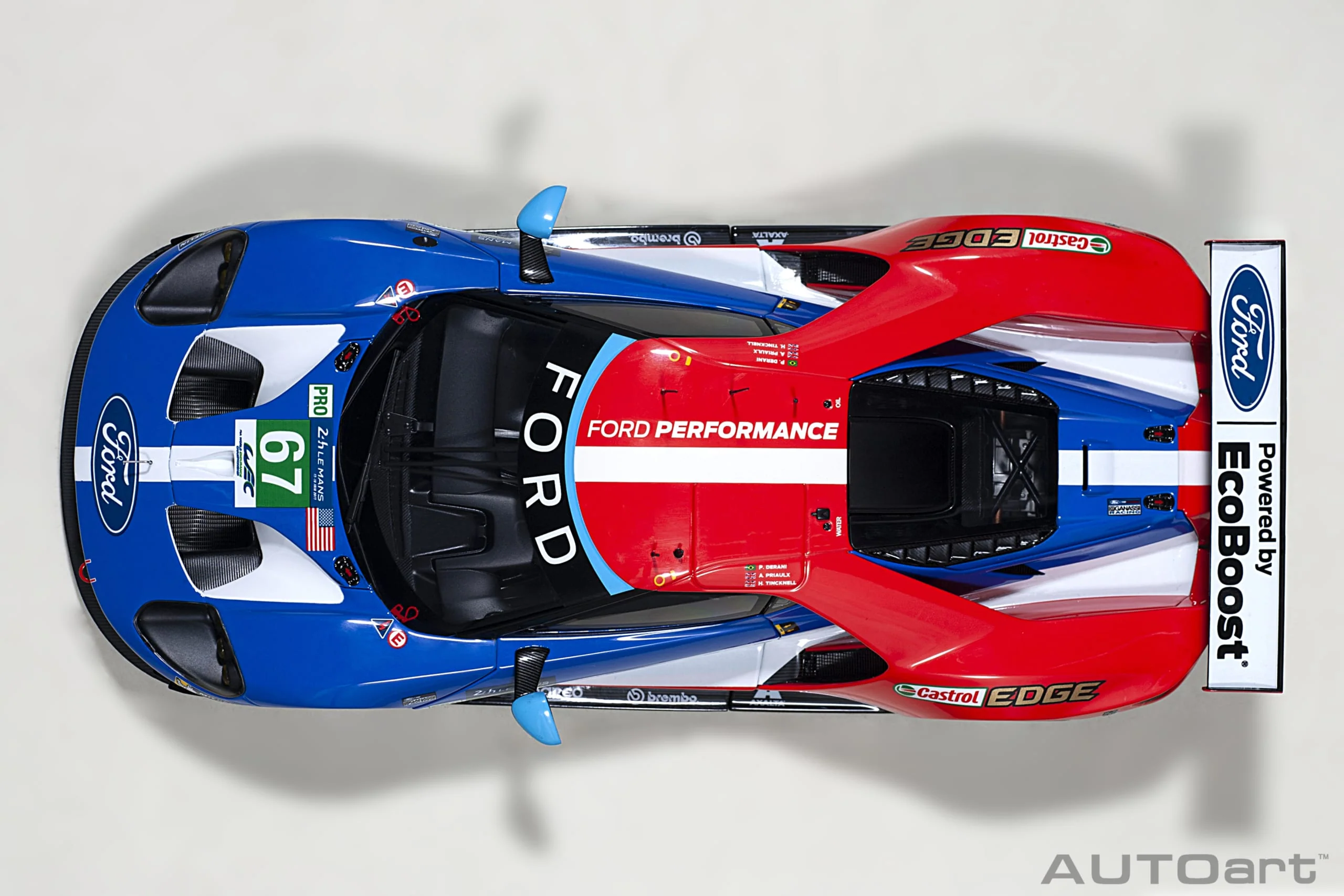 AUTOart 2017 Ford GT #67 24hr Le Mans GTE Pro 2017 1:18 - Image 7