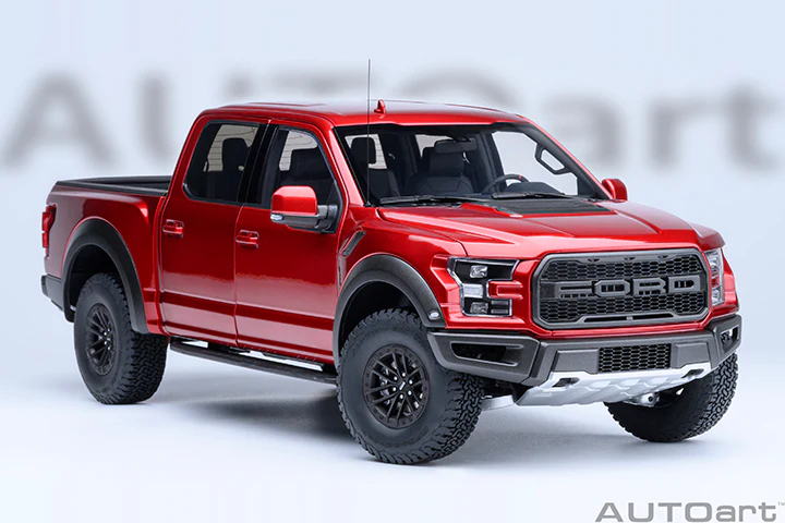 AUTOart 2019 Ford F-150 Raptor Supercrew Ruby Red 1:18 - Image 17