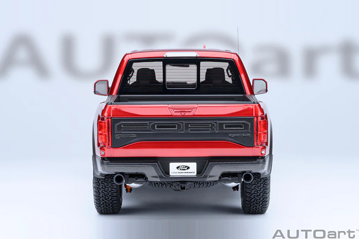 AUTOart 2019 Ford F-150 Raptor Supercrew Ruby Red 1:18 - Image 6