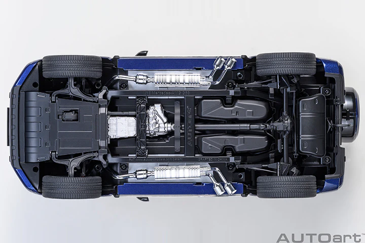 AUTOart 2019 Mercedes-Benz G63 AMG 4x4 G-Class Brilliant Blue Metallic 1:18 - Image 8