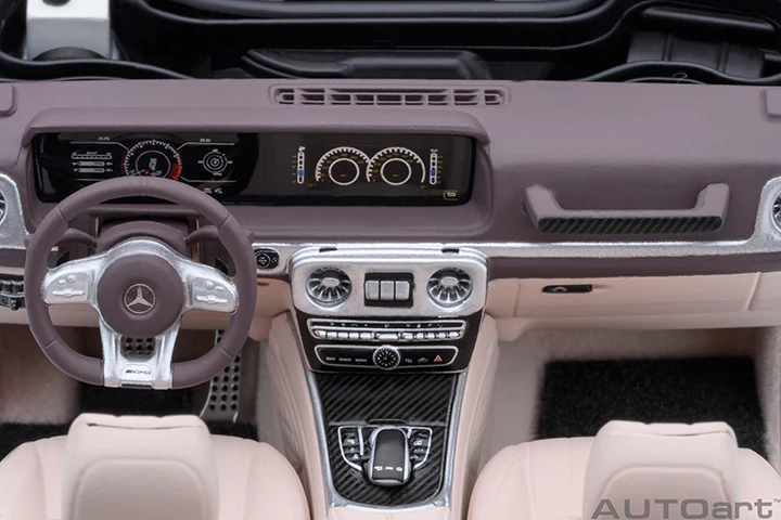AUTOart 2019 Mercedes-Benz G63 AMG 4x4 G-Class Designo Brilliant White 1:18 - Image 15
