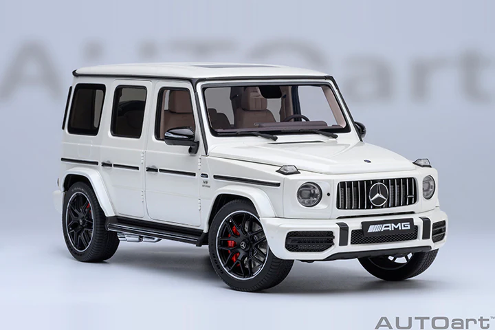 AUTOart 2019 Mercedes-Benz G63 AMG 4x4 G-Class Designo Brilliant White 1:18 - Image 17