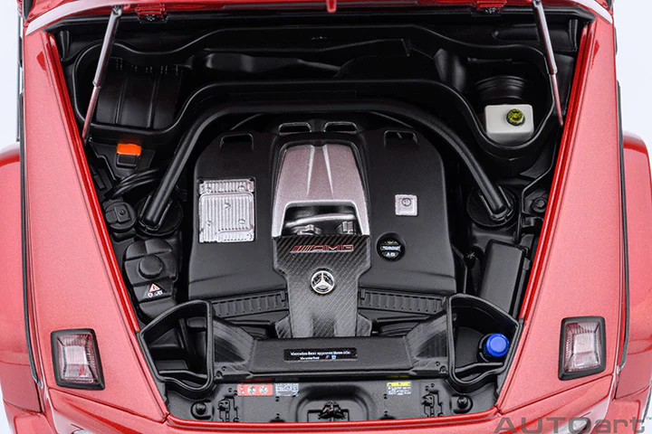 AUTOart 2019 Mercedes-Benz G63 AMG 4x4 G-Class Designo Cardinal Red Metallic 1:18 - Image 13