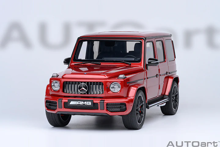 AUTOart 2019 Mercedes-Benz G63 AMG 4x4 G-Class Designo Cardinal Red Metallic 1:18 - Image 20