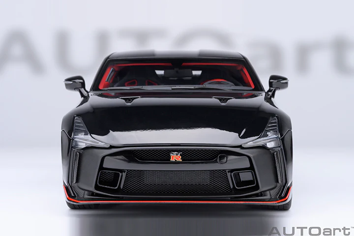 AUTOart 2020 Nissan GT-R (R50) by Italdesign Black w/ Matte Black & Red 1:18 - Image 5