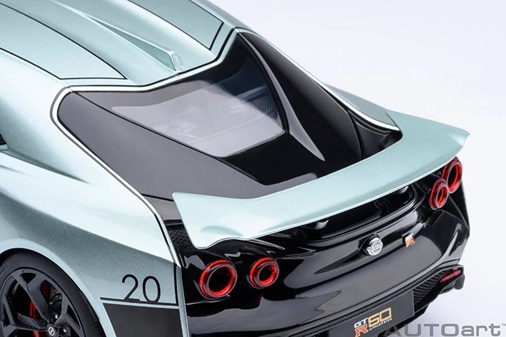 AUTOart 2020 Nissan GT-R (R50) by Italdesign Dark Green Metallic w/ Black 1:18 - Image 13