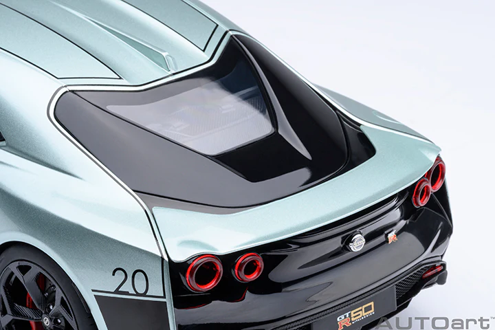 AUTOart 2020 Nissan GT-R (R50) by Italdesign Dark Green Metallic w/ Black 1:18 - Image 15