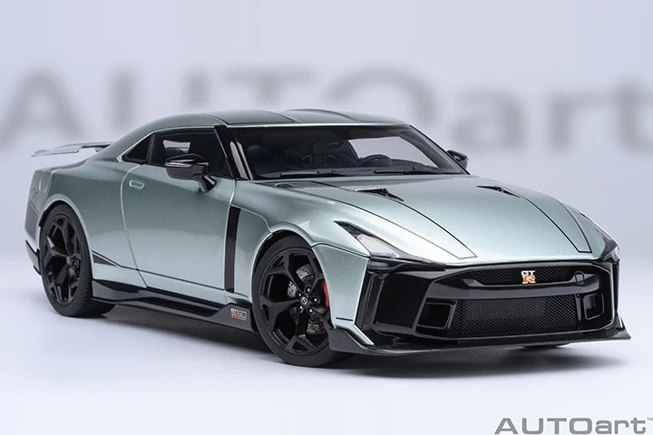 AUTOart 2020 Nissan GT-R (R50) by Italdesign Dark Green Metallic w/ Black 1:18 - Image 20