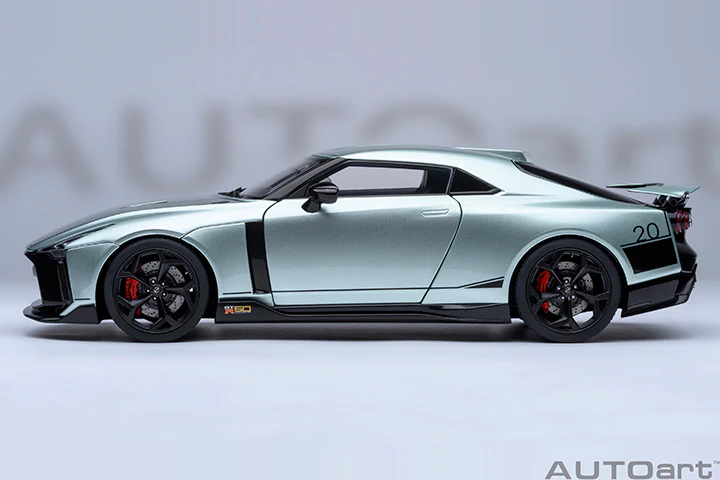 AUTOart 2020 Nissan GT-R (R50) by Italdesign Dark Green Metallic w/ Black 1:18 - Image 3