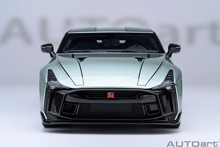 AUTOart 2020 Nissan GT-R (R50) by Italdesign Dark Green Metallic w/ Black 1:18 - Image 5