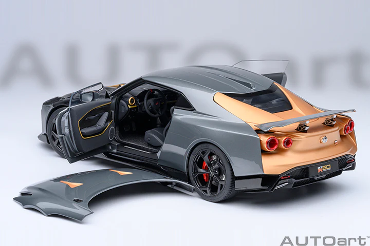 AUTOart 2020 Nissan GT-R (R50) by Italdesign Goodwood Version Liquid Kinetic Grey 1:18 - Image 16