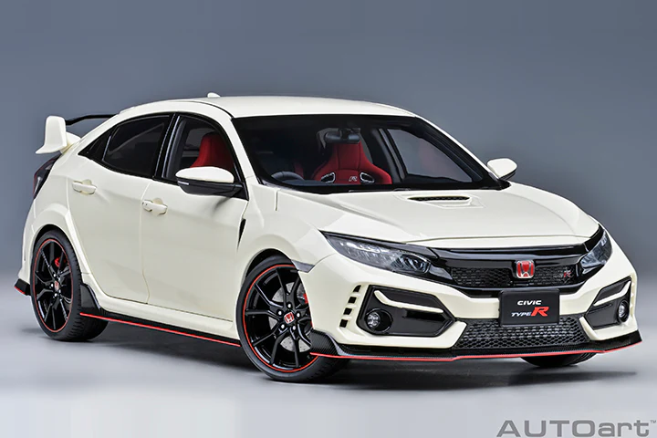 AUTOart 2021 Honda Civic Type R (FK8) Championship White 1:18 - Image 16