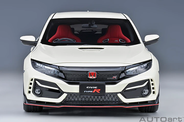 AUTOart 2021 Honda Civic Type R (FK8) Championship White 1:18 - Image 5