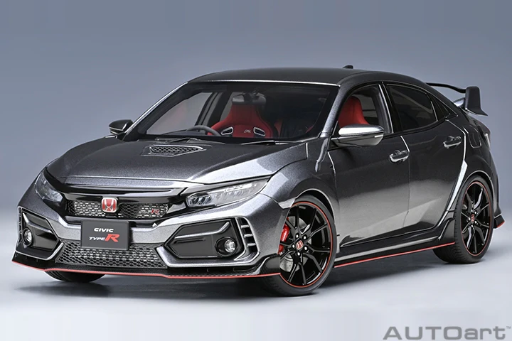 AUTOart 2021 Honda Civic Type R (FK8) Polished Metal Metallic 1:18 - Image 17
