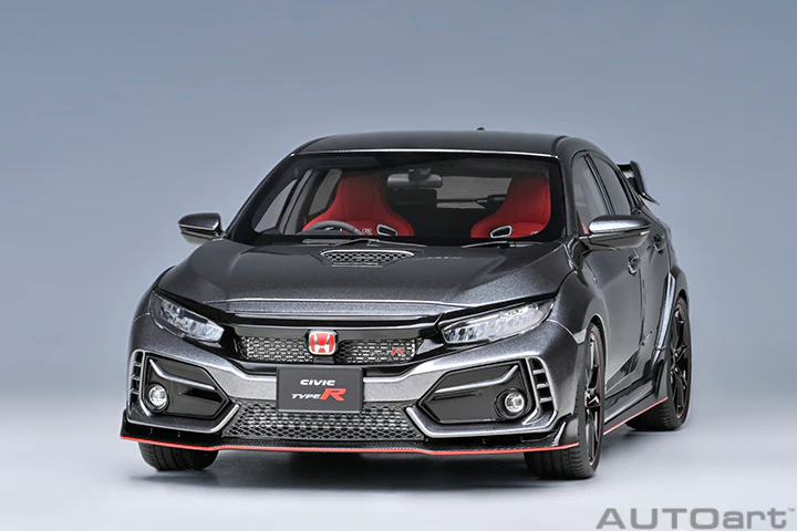 AUTOart 2021 Honda Civic Type R (FK8) Polished Metal Metallic 1:18 - Image 18