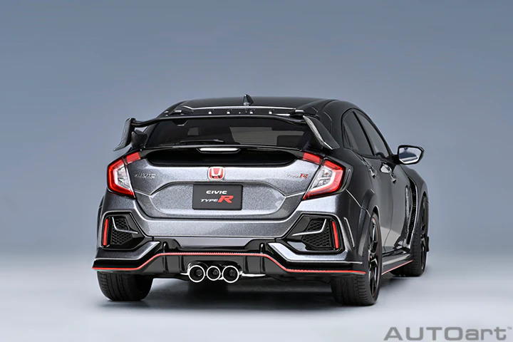 AUTOart 2021 Honda Civic Type R (FK8) Polished Metal Metallic 1:18 - Image 19