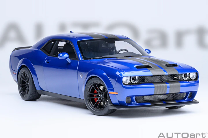 AUTOart 2022 Dodge Challenger SRT Jailbreak Indigo Blue 1:18 - Image 17