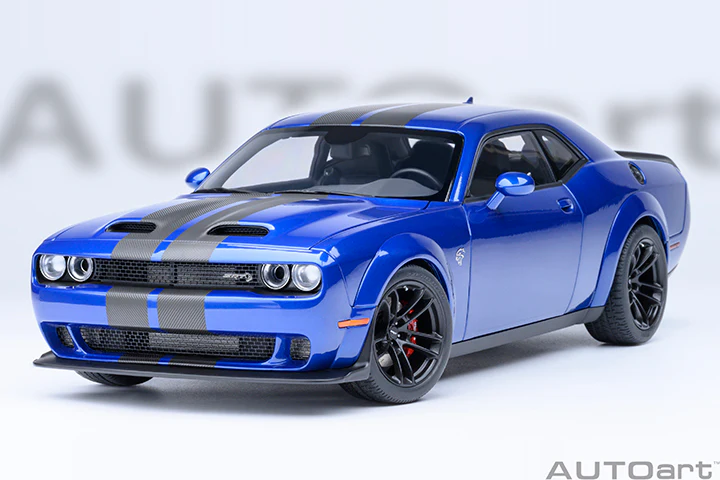 AUTOart 2022 Dodge Challenger SRT Jailbreak Indigo Blue 1:18 - Image 19