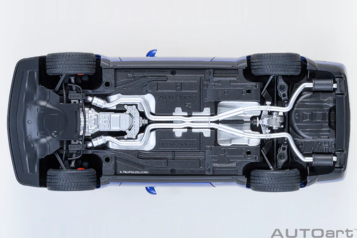 AUTOart 2022 Dodge Challenger SRT Jailbreak Indigo Blue 1:18 - Image 8