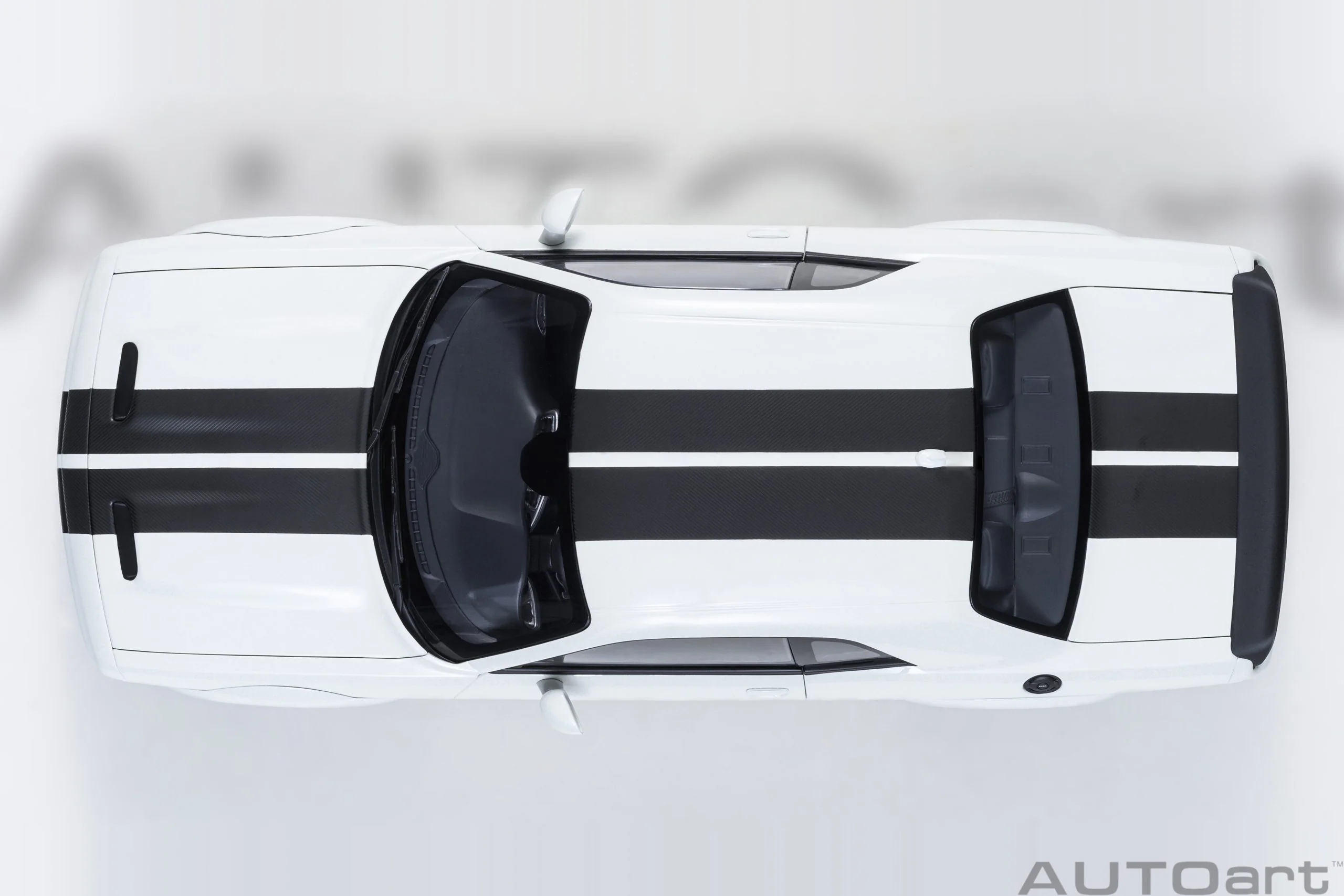 AUTOart 2023 Dodge Challenger SRT Super Stock Knuckle White 1:18 - Image 7