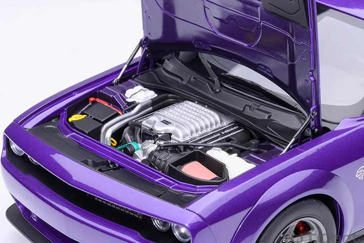 AUTOart 2023 Dodge Challenger SRT Super Stock Plum Crazy (Purple) 1:18 - Image 12