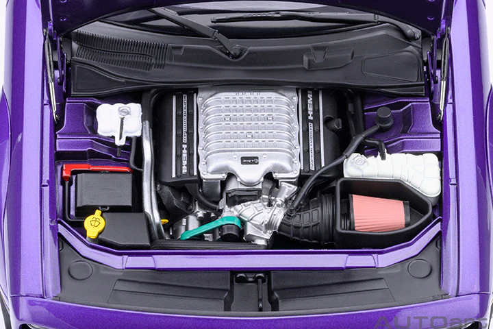 AUTOart 2023 Dodge Challenger SRT Super Stock Plum Crazy (Purple) 1:18 - Image 13