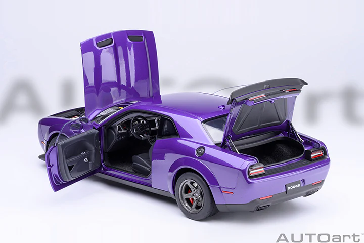 AUTOart 2023 Dodge Challenger SRT Super Stock Plum Crazy (Purple) 1:18 - Image 17